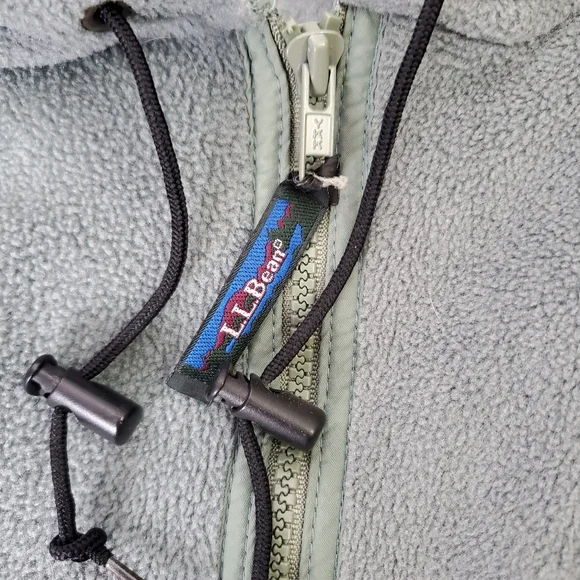 Llbean Hooded Fleece Zip Jacket - Picture 3 of 8